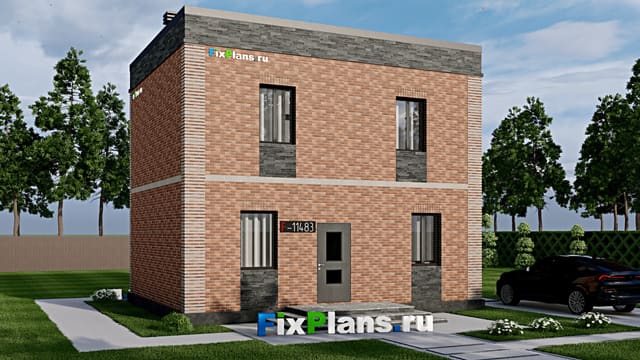 Двухэтажный дом F-11483